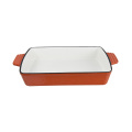 cast iron enamel baking dish for cookware